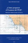 ¿COMO PREPARAR EL EXAMEN DE PER?, de BARBUDO ESCOBAR | portada del libro