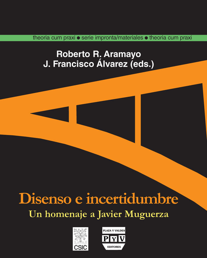 DISENSO E INCERTIDUMBRE. UN HOMENAJE A JAVIER MUGUERZA, de Álvarez, J. Francisco | portada del libro