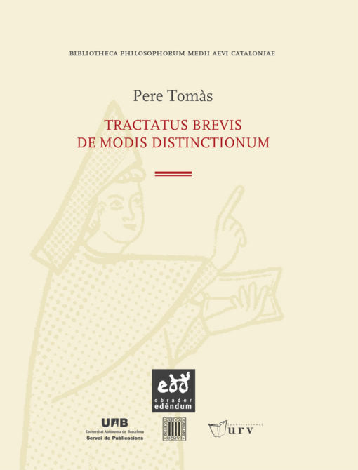Tractatus brevis de modis distinctionum, de TOMAS, PERE | portada del libro