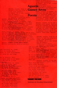 Poesía, de Gómez Arcos, Agustín | portada del libro