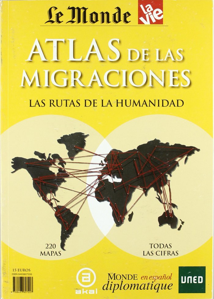 ATLAS DE LAS MIGRACIONES, EL, de MALESHERBES PUBLICATIONS | portada del libro