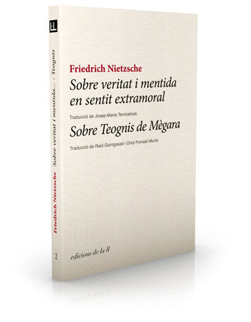 Sobre veritat i mentida en sentit extramoral / Sobre Teognis de Mègara, de Nietzsche | portada del libro