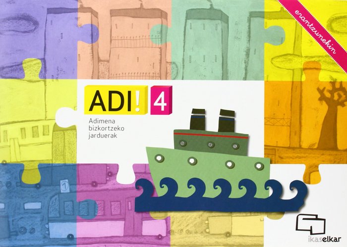 ADI! 4. Adimena bizkortzeko jarduerak (erantzunekin), de Blanch i Gisbert | portada del libro