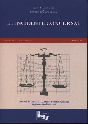 El incidente concursal, de MARINA COLL | portada del libro