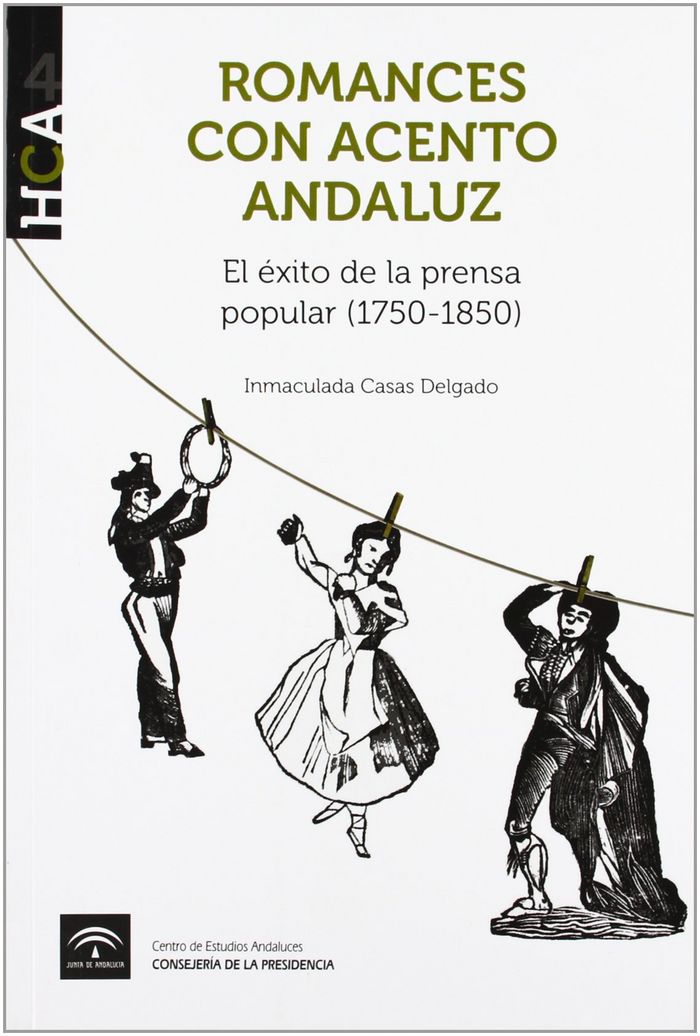 Romances con acento andaluz, de Casas Delgado, Inmaculada | portada del libro
