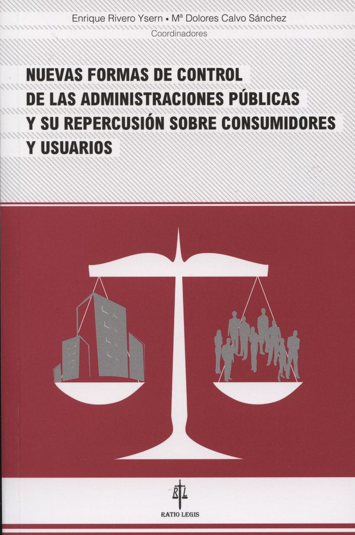 NUEVAS FORMAS DE CONTROL DE LAS ADMINISTRACIONES PúBLICAS Y SU REPERCUSIóN SOBRE, de RIVERO YSERN | portada del libro