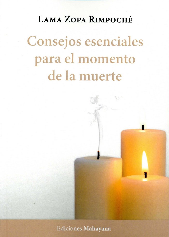 CONSEJOS ESENCIALES PARA EL MOMENTO DE LA MUERTE, de ZOPA | portada del libro