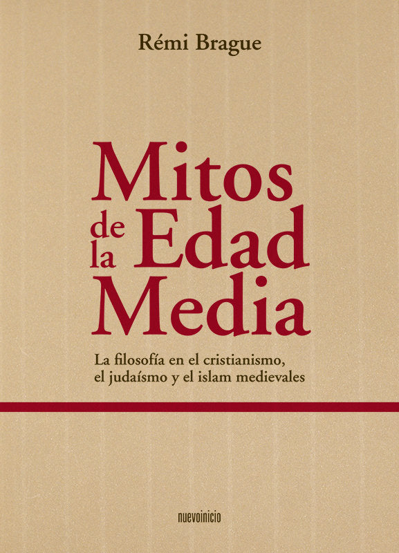 Mitos de la edad media, de BRAGUE, REMI | portada del libro
