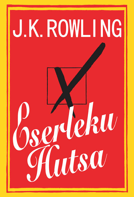Eserleku hutsa, de J. K. ROWLING | portada del libro