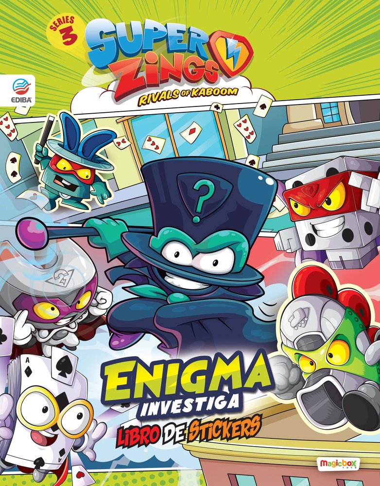 Libro de Stickers Superzings Series 3 - España, de SUPERZINGS | portada del libro