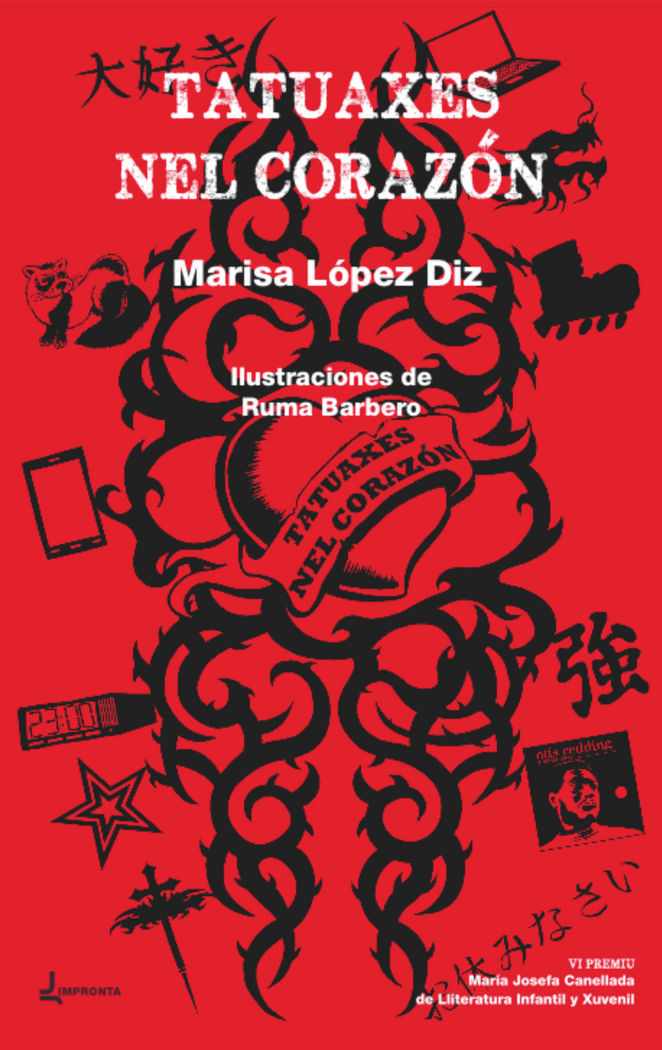TATUAXES NEL CORAZÓN, de López Diz | portada del libro