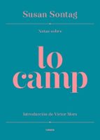 NOTAS SOBRE LO CAMP, de Susan Sontag | portada del libro