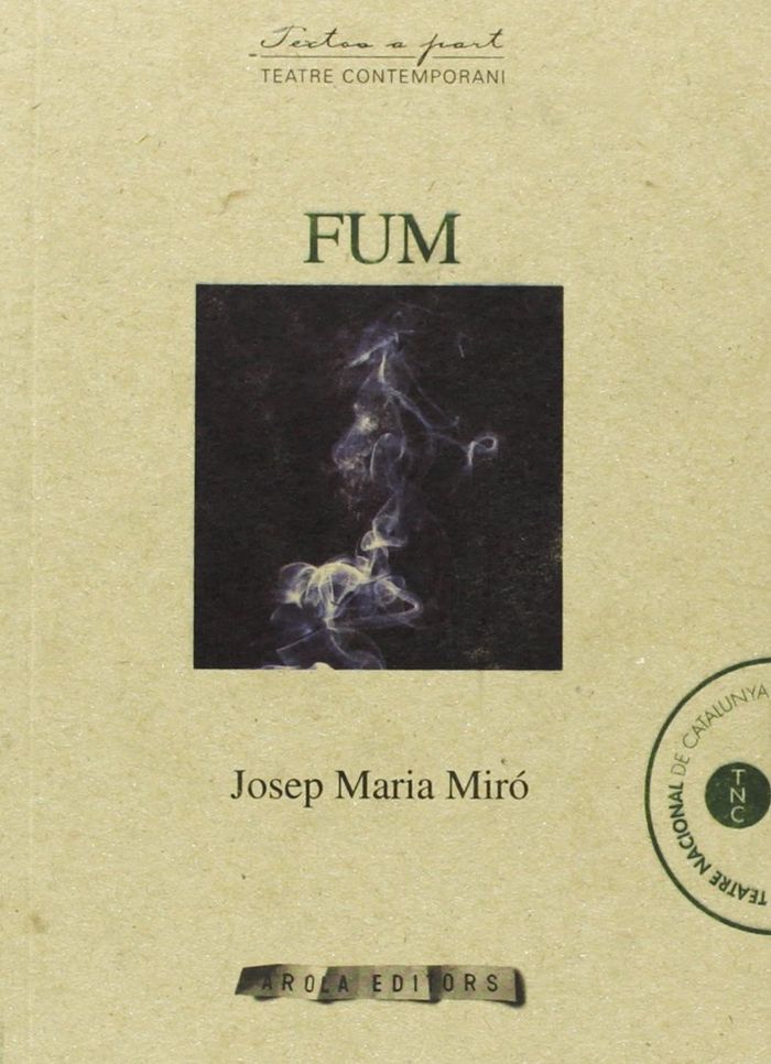 Fum, de Miró Coromina | portada del libro