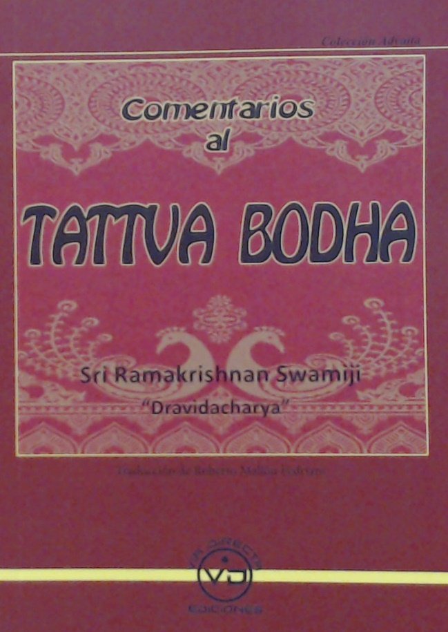 COMENTARIOS AL TATTVA BODHA, de RAMAKRISHNAN SWAMIJI,SRI | portada del libro