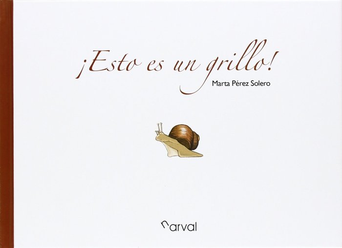 ¡Esto es un grillo!, de Marta Pérez Solero | portada del libro