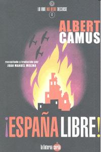¡España libre!, de CAMUS, ALBERT | portada del libro