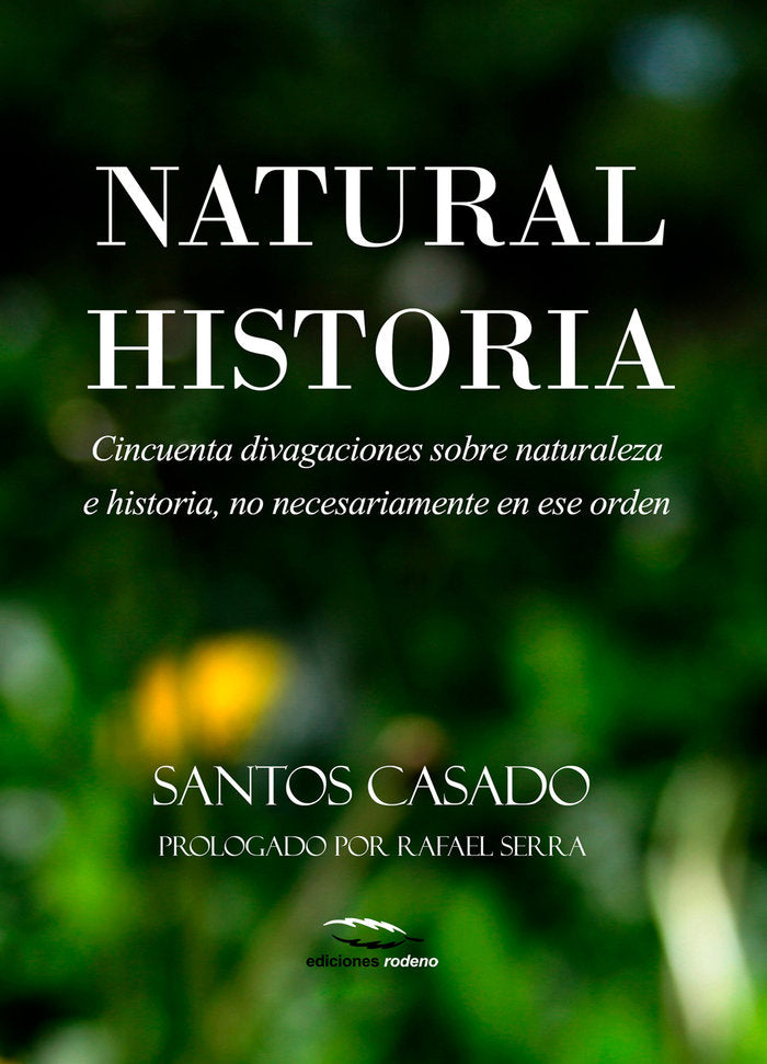 NATURAL HISTORIA, de Casado de Otaola | portada del libro