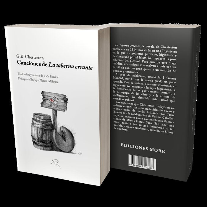 Canciones de La taberna errante, de Chesterton | portada del libro
