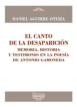 EL CANTO DE LA DESESPERACIÓN, de AGUIRRE OTEIZA | portada del libro
