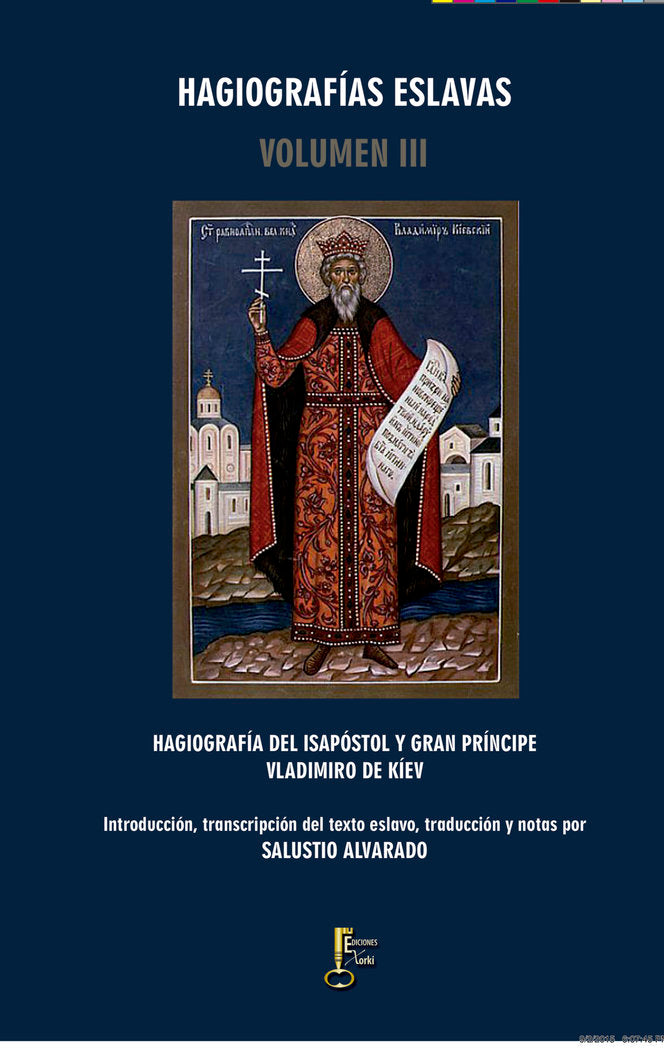 Hagiografía de isapóstol y gran príncipe Vladimiro de Kíev, de Alvarado, Salustio | portada del libro