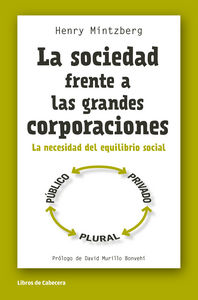 La sociedad frente a las grandes corporaciones, de Mintzberg, Henry | portada del libro