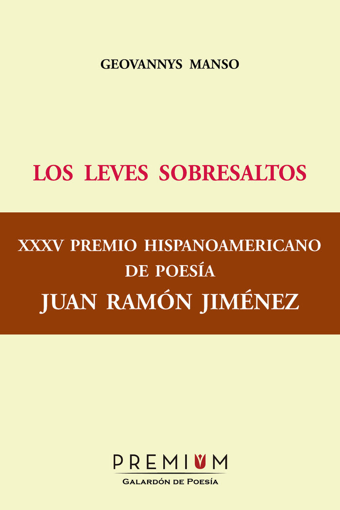 Los leves sobresaltos, de Manso, Geovannys | portada del libro