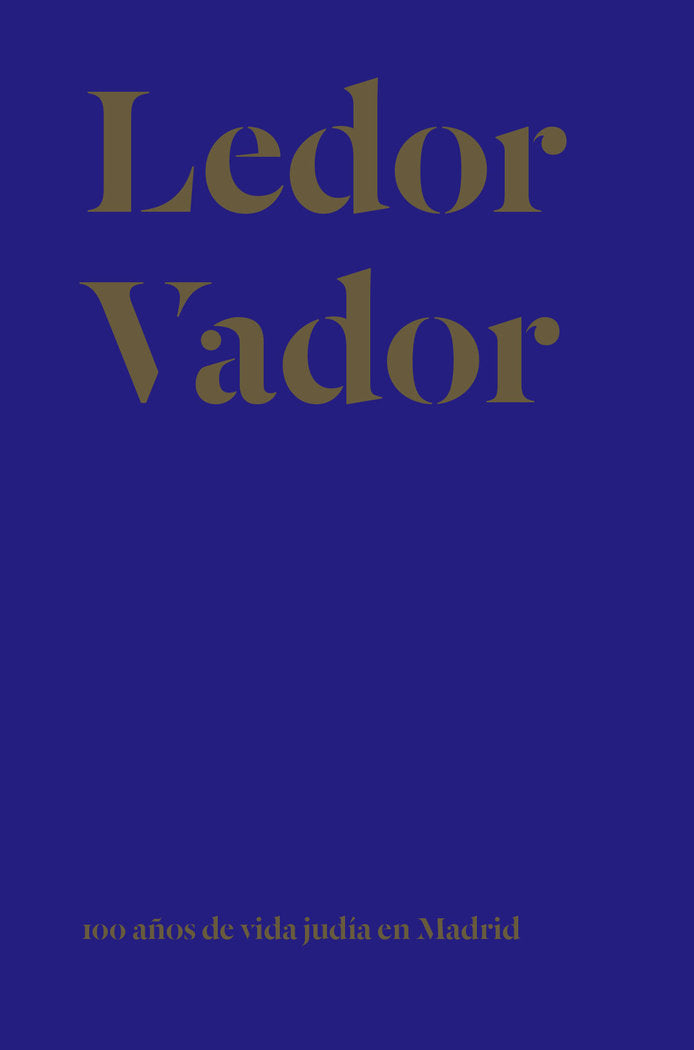 LEDOR VADOR, de COMUNIDAD JUDIA DE MADRID | portada del libro