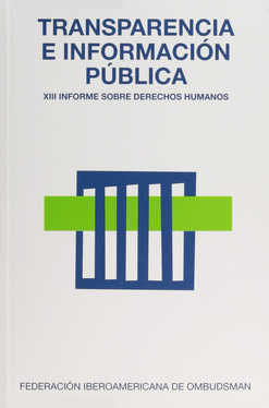 Transparencia e información pública, de FIO Federación Iberoamericana de Ombudsman | portada del libro