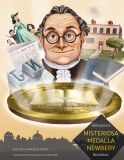 Hércules e a misteriosa medalla Newbery, de Gónzalez Mujico, Flor-de- lis | portada del libro