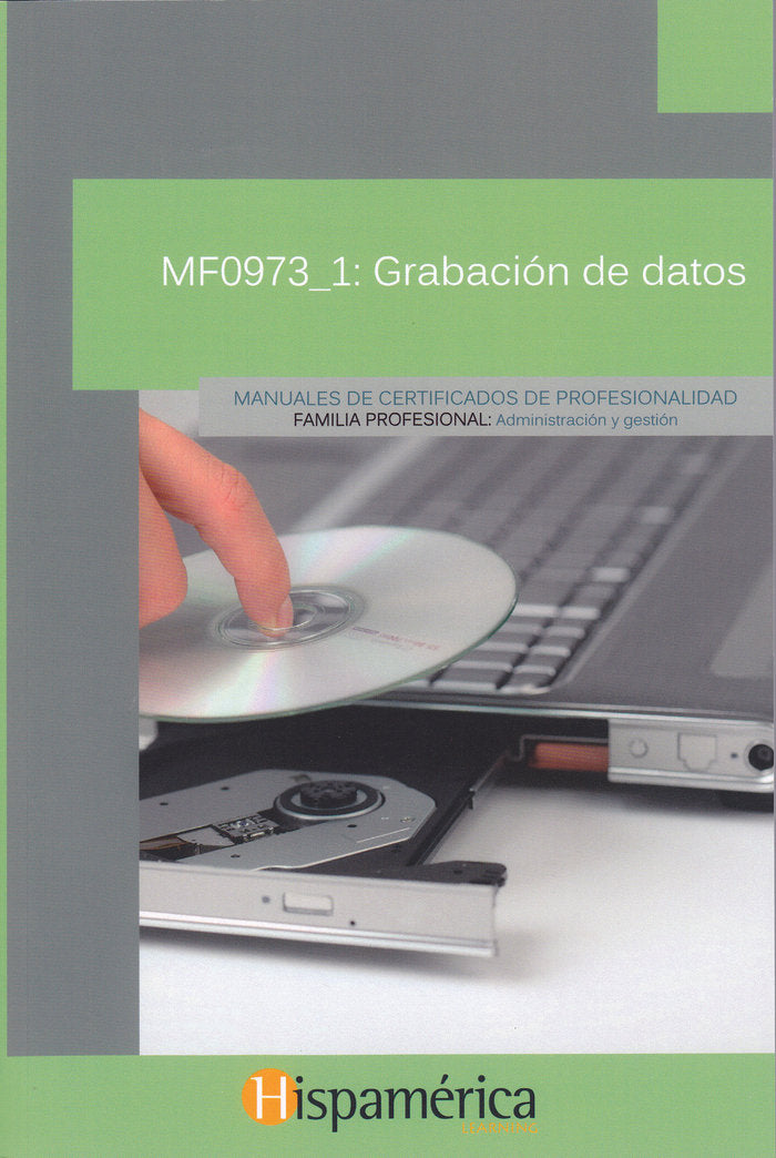MF0973_1: GRABACION DE DATOS, de S.L., ANDAVIRA EDITORA | portada del libro