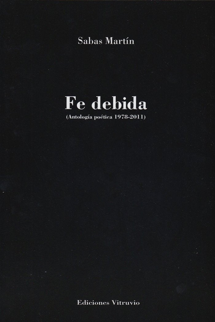 Fe debida, de Martín | portada del libro