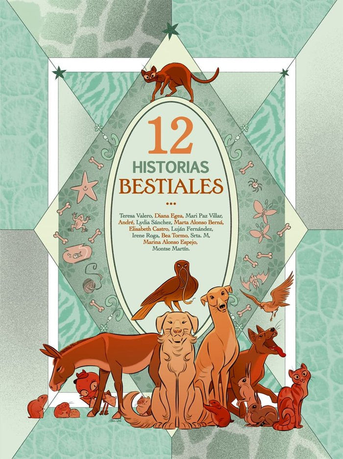 12 HISTORIAS BESTIALES, de VV.AA. | portada del libro