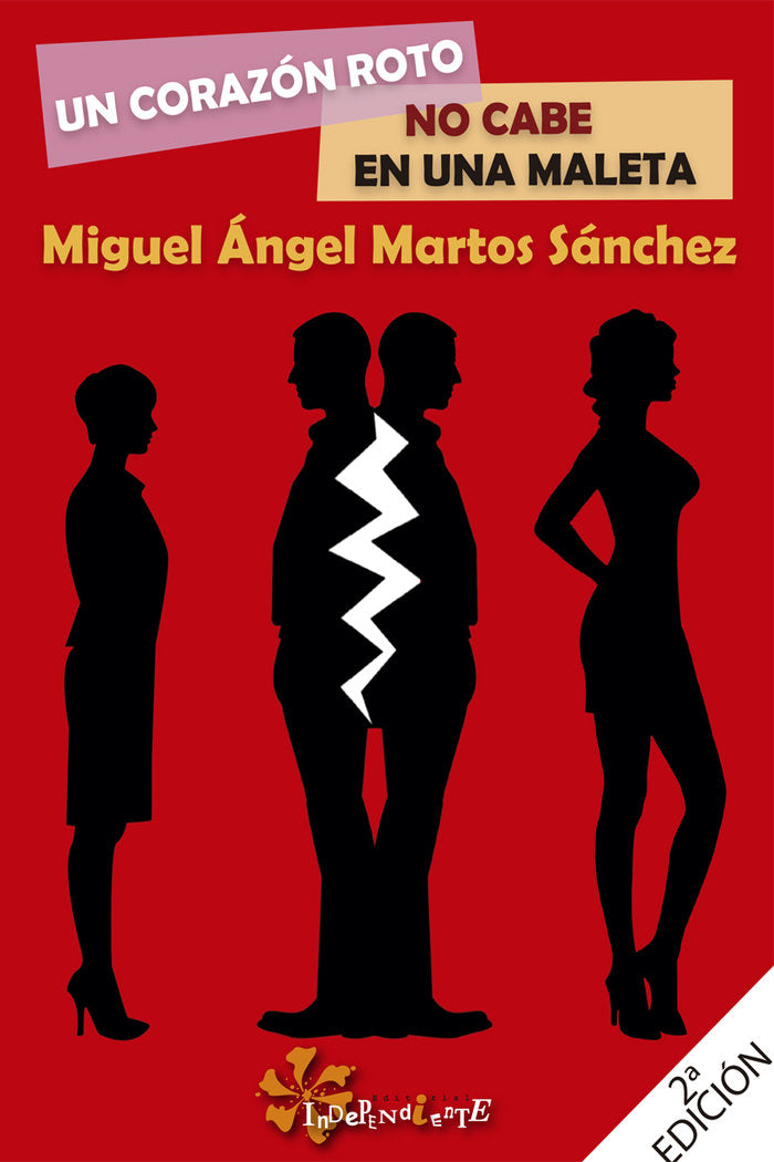 Un corazón roto no cabe en una maleta, de Martos Sánchez, Miguel Ángel | portada del libro