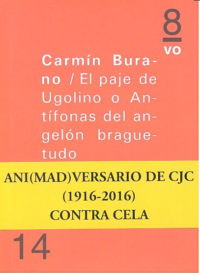 El paje de Ugolino o Antífonas del angelón braguetudo, de Burano, Carmín | portada del libro