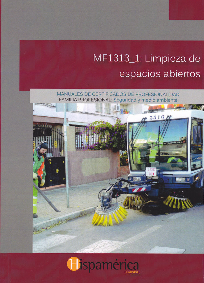 MF1313_1 Limpieza en espacios abiertos, de S.A. DE C.V., DESARROLLOS DIDÁCITCOS | portada del libro