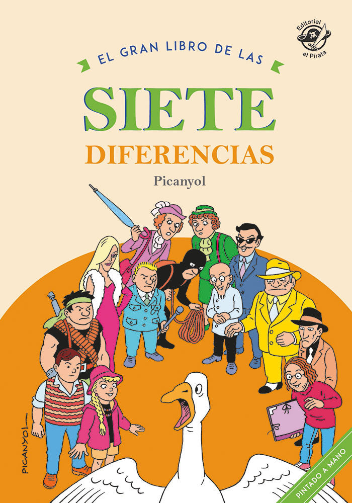 El gran libro de las siete diferencias: Libro para buscar diferencias, de Martínez Picanyol, Josep Lluís | portada del libro