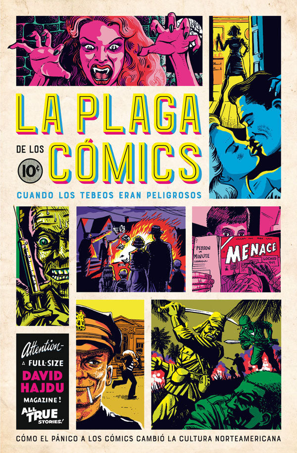 La plaga de los cómics, de Hajdu, David | portada del libro