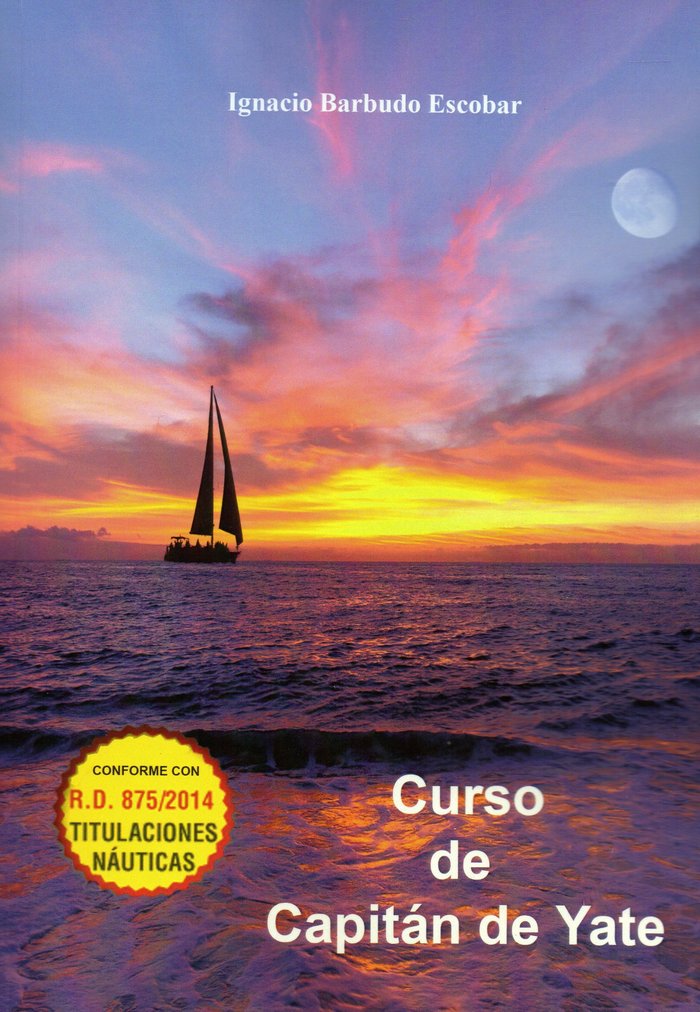 Curso de Capitán de Yate, de Barbudo Escobar | portada del libro