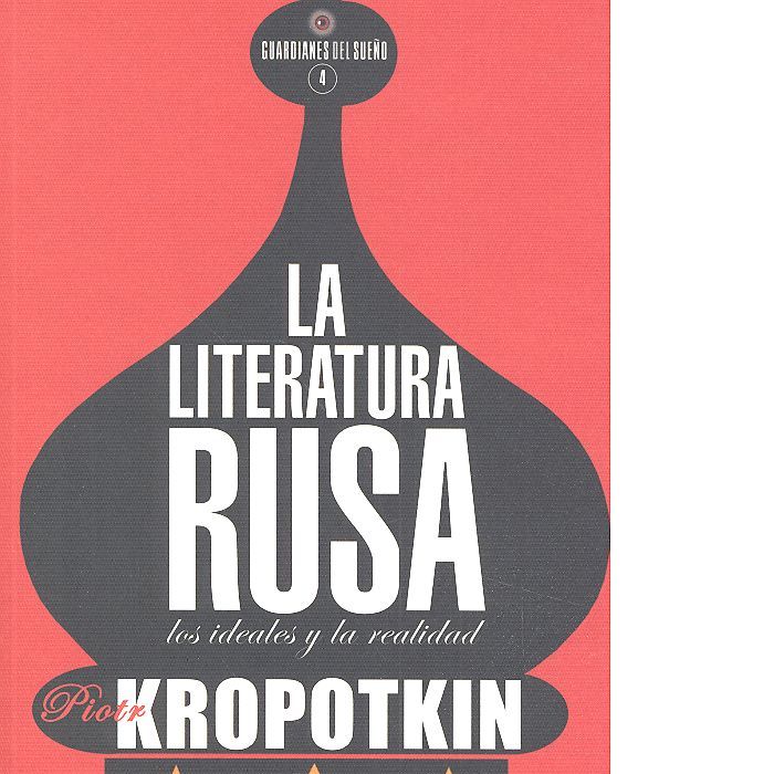 La literatura rusa, de Kropotkin | portada del libro