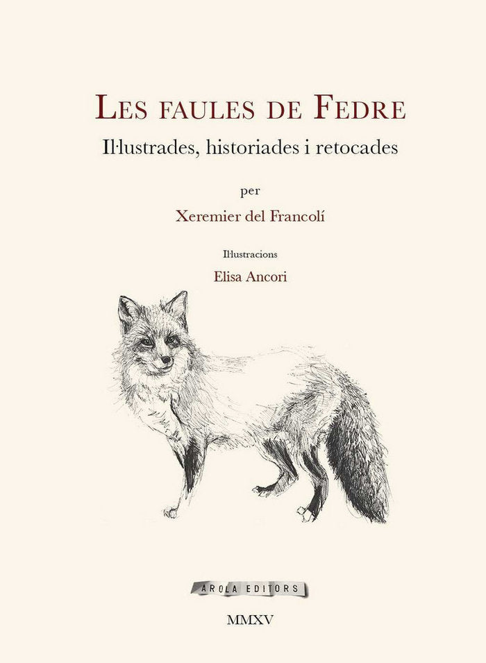 Les faules de Fedre, de del Francolí, Xeremier | portada del libro
