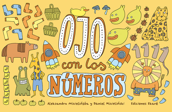 Ojo con los números, de Aleksandra Mizielinska | portada del libro