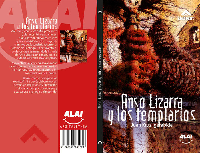 Anso Lizarra y los templarios, de IGERABIDE SARASOLA, JUAN KRUZ | portada del libro