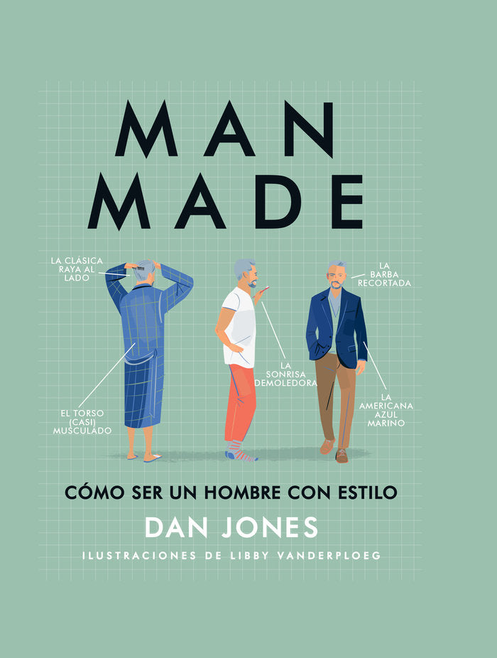 MAN MADE. Cómo ser un hombre con estilo, de Jones, Dan | portada del libro