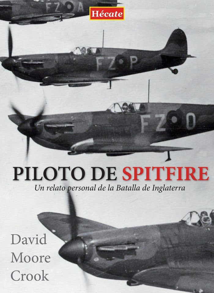 Piloto de Spitfire, de Moore Crook | portada del libro