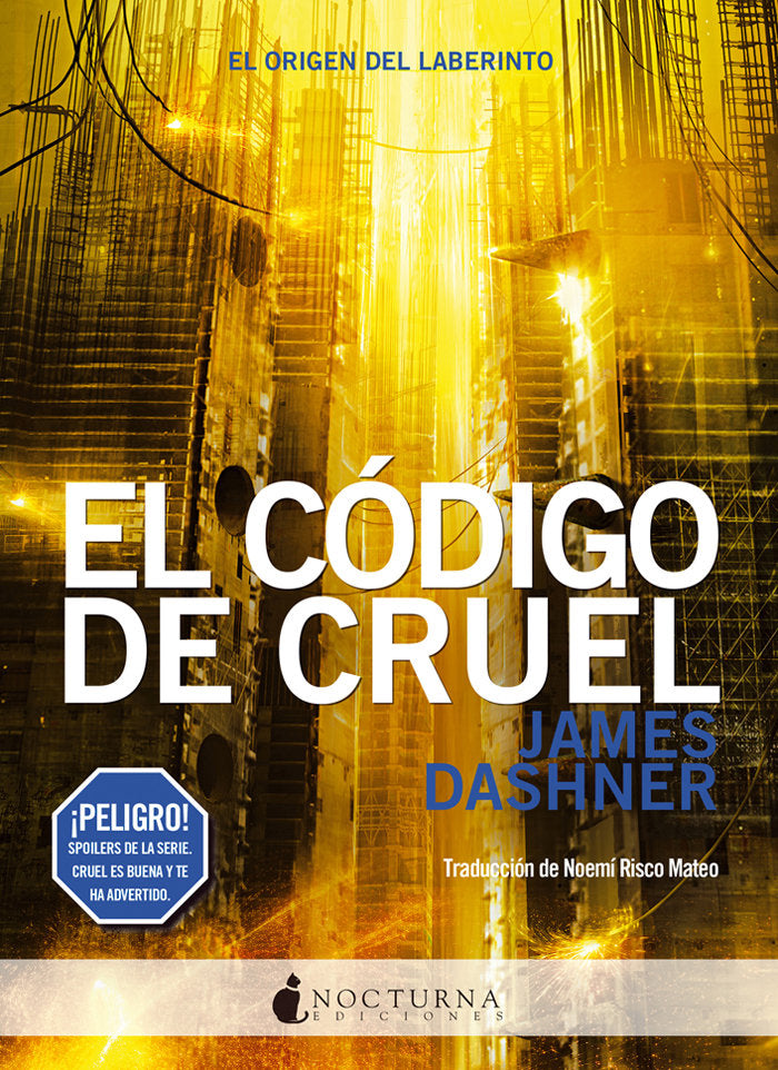 El código de CRUEL, de Dashner, James | portada del libro