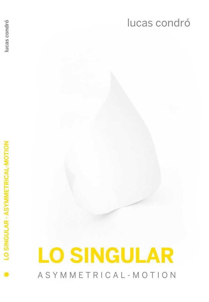 Lo singular, de Condró | portada del libro