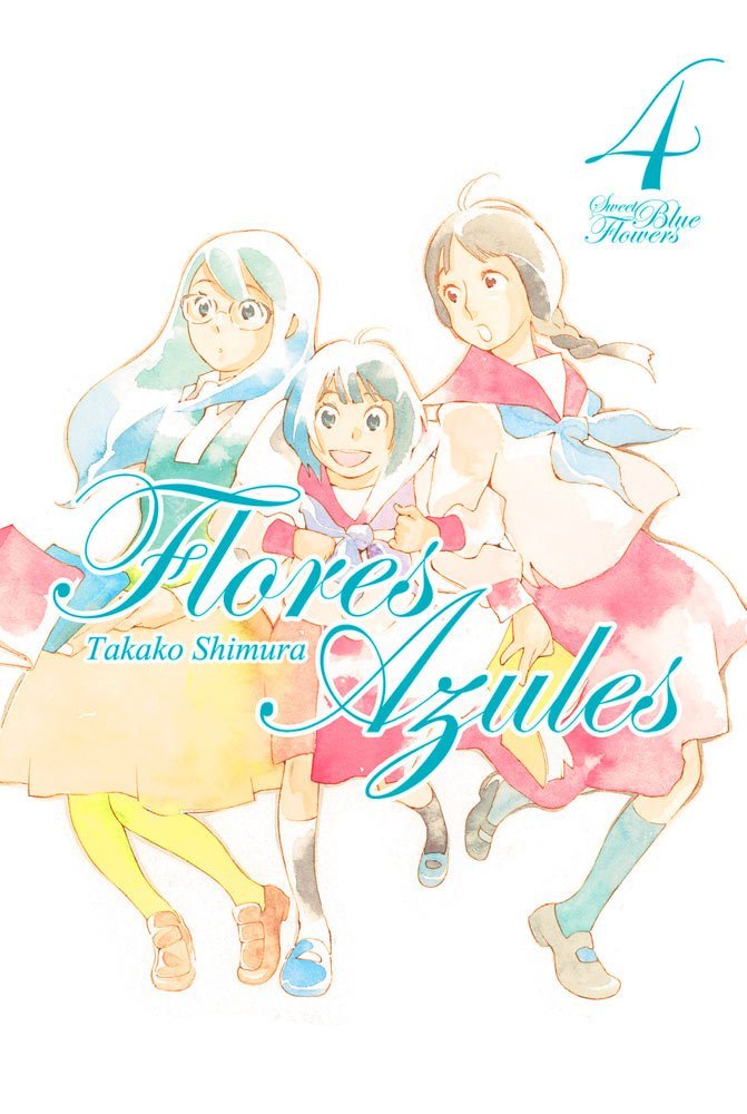 Flores azules 4, de Shimura, Takako | portada del libro