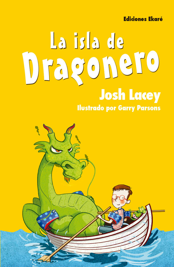 La isla de Dragonero, de Josh Lacey | portada del libro