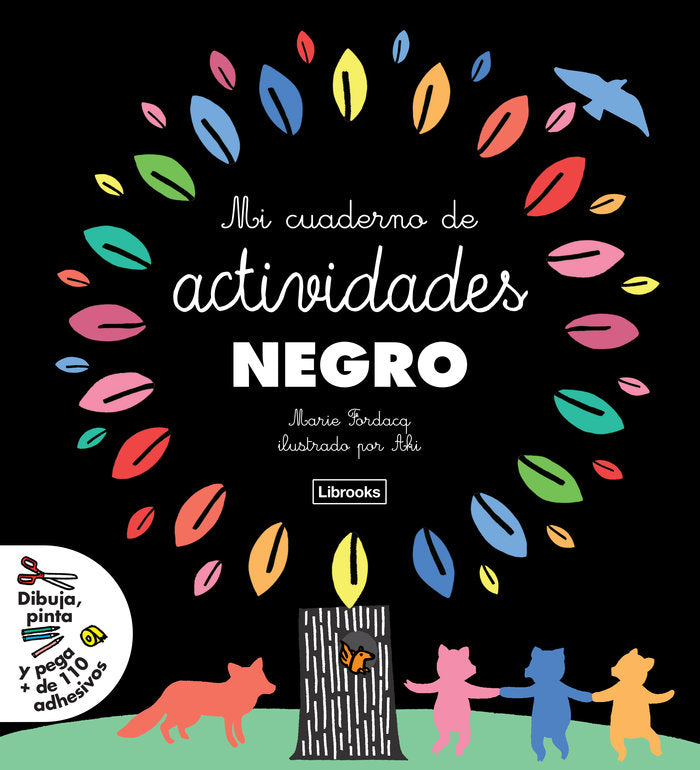 Mi cuaderno de actividades negro, de Fordacq, Marie | portada del libro