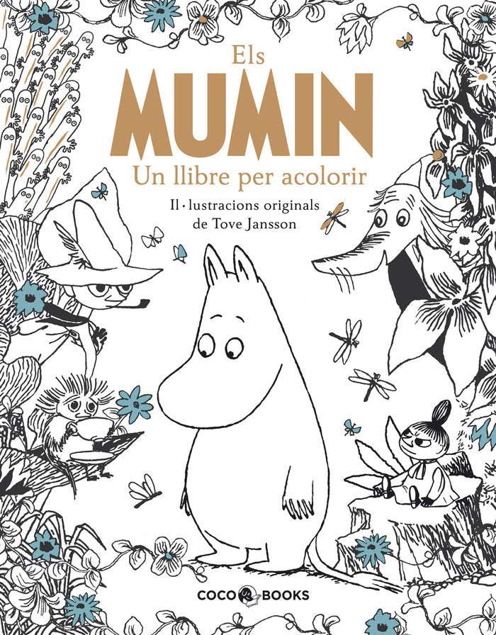 ELS MUMIN, UN LLIBRE PER ACOLORIR, de Jansson, Tove | portada del libro